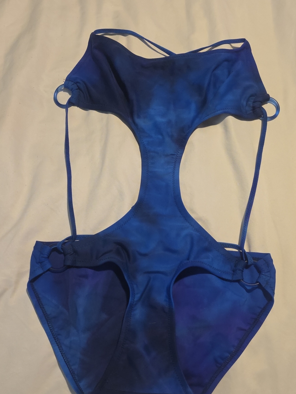 Victoria's Secret Royal Blue Ring-Detail One-Piece Swimsuit